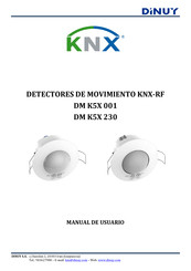 DINUY KNX-RF DM K5X 230 Manual De Usuario