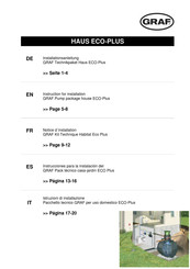 Graf HAUS ECO Plus 342014 Instrucciones Para La Instalación