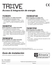 Altronix TROVE T2CVK7F10 Guia De Instalacion