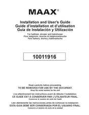 MAAX 10011916 Guía De Instalación Y Utilización