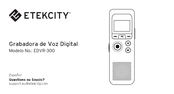 Etekcity EDVR-300 Manual Del Usuario