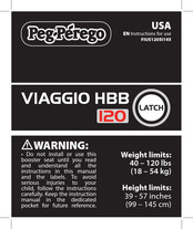 Peg-Perego Viaggio HBB 120 Instrucciones De Uso