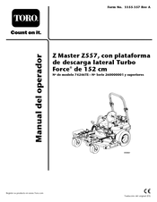 Toro Z Master Z557 Manual Del Operador