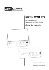 MediCapture MVR Guía De Usuario