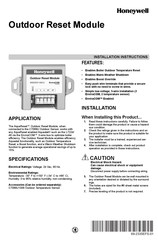 Honeywell 50022037-002 Instrucciones Para La Instalación