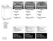 Whirlpool 3XGSC9455 Instrucciones De Instalación