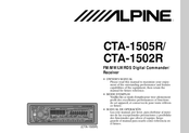 Alpine CTA-1505R Manual De Operación