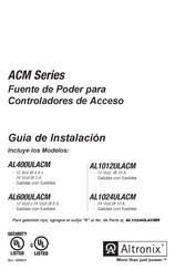 Altronix ACM Serie Guia De Instalacion