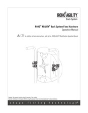 ROHO AGILITY Manual De Instrucciones