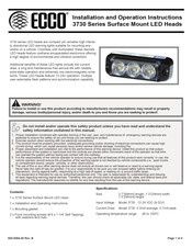 Ecco 3730 Serie Instrucciones De Instalacion Y Uso