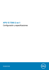 Dell XPS 13 7390 Configuración Y Especificaciones