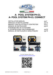 Aqua A- POOL SYSTEM PH-CL Manual De Instalación