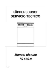 Kuppersbusch IG 669.0 Manual Tecnico