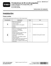 Toro Pro Sneak 360 Instrucciones De Instalación