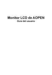 Acer AOPEN 27MX1 Guia Del Usuario