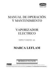 Leflam 512 S15E Manual De Operación Y Mantenimiento