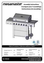 Megamaster 720-0983CB Instrucciones De Ensamblaje