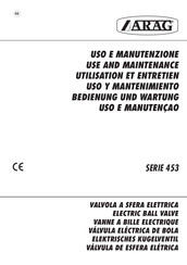 ARAG 453 SERIE Uso Y Mantenimiento