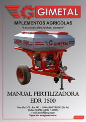 GIMETAL EDR 1500 Manual Del Usuario