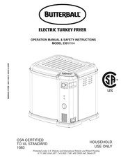 ButterBall 23011114 Manual De Operación E Instrucciones De Seguridad