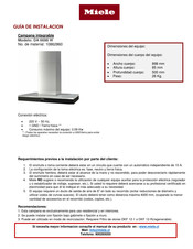 Miele DA 6698 W Guia De Instalacion