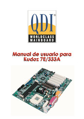 QDI Kudoz 7E/333A Manual De Usuario