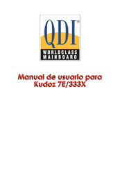 QDI Kudoz 7E/333X Manual De Usuario