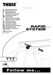 Thule RAPID SYSTEM 777 Instrucciones De Montaje