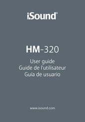 ISOUND HM-320 Guía De Usuario