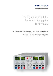 Hameg Instruments HM7044 Manual