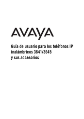 Avaya 3645 Guía De Usuario