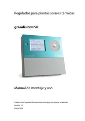 REGULA grandis 600 SR Manual De Montaje Y Uso