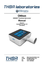 THOR laboratories Otthon IDEGEN Manual De Usuario