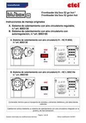 etol 4000664 Instrucciones De Manejo Originales