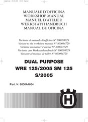 Husqvarna WRE 125 2005 Manual De Oficina