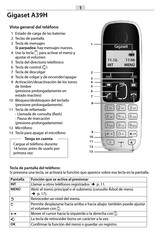 Gigaset A39H Manual De Instrucciones