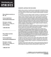 HoMedics NMS-360-AH Instruction Manual