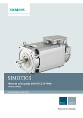 Siemens SIMOTICS 1PH816 Instrucciones De Servicio