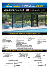 Peak AQUATINE PLUS Guia De Instalacion