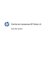 HP Scitex LX800 Guia Del Usuario