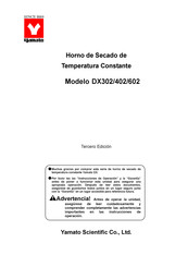 Yamato Scientific DX402 Manual Del Usuario