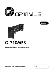 Optimus C-710MP3 Manual De Instrucciones