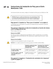 EFI WorkCentre 7300 Serie Instrucciones De Instalación