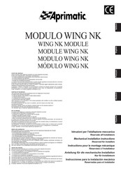 Aprimatic WING NK Instrucciones Para La Instalación Mecánica