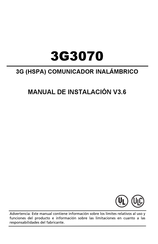 DSC 3G3070 Manual De Instalación