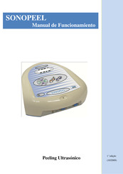 IBRAMED SONOPEEL Manual De Funcionamiento