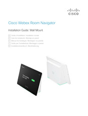 Cisco Webex Room Navigator Guia De Instalacion