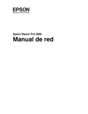Epson Stylus Pro 4900 Manual De Red