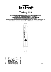 Testboy 113 Intrucciones De Uso