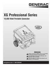 Generac XG Professional Serie Manual De Usuario